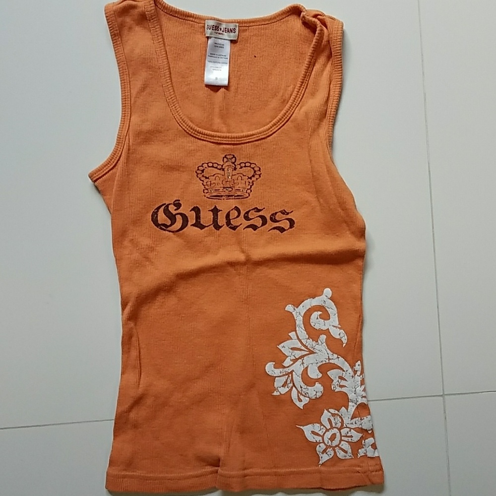 Orange Guess Tank